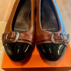 AGL - Attilio Guisti Leombruni MONIKA cap toe leather ballerina flat